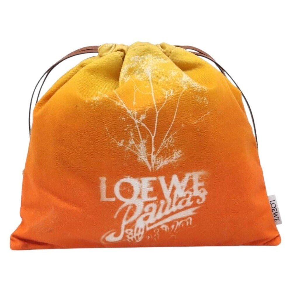 Loewe Paula Drawstring Printed Canvas Small